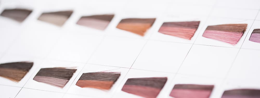 髪質に合わせた豊富なカラー剤